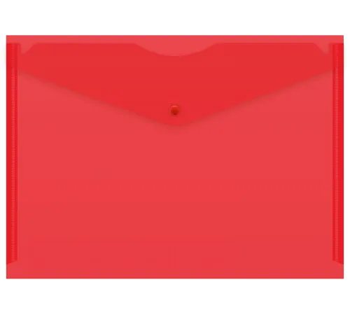 Конверт на кнопке Silwerhof Eco SE-PK120/RED A4 пластик 0.12мм красный Конверт на кнопке Silwerhof Eco SE-PK120/RED A4 пластик 0.12мм красный