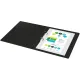 Папка на 2-х кольцах Silwerhof Eco SE-0420/2RBLK A4 пластик 0.5мм кор.30мм черный