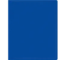 Папка на 2-х кольцах Silwerhof Eco SE-0413/2RBLU A4 пластик 0.5мм кор.18мм синий