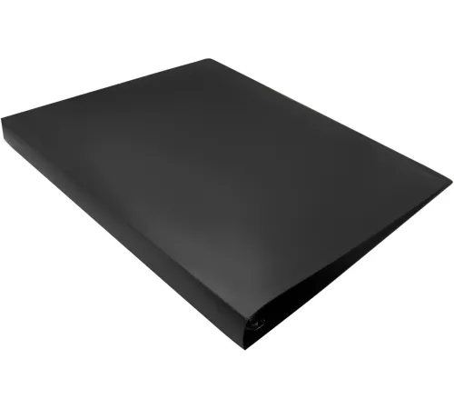 Папка на 4-х кольцах Silwerhof Eco SE-0420/4RBLK A4 пластик 0.5мм черный Папка на 4-х кольцах Silwerhof Eco SE-0420/4RBLK A4 пластик 0.5мм черный