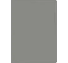Папка с 30 прозр.вклад. Silwerhof Eco SE-V30GREY A4 пластик 0.5мм серый