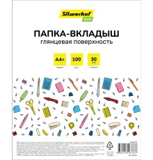 Папка-вкладыш Silwerhof Eco SE-F30G100 глянцевые A4+ полипропилен 30мкм (упак.:100шт)