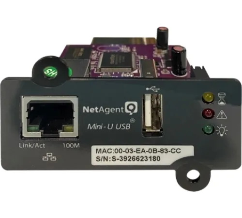 Адаптер SNMP Powercom DS807 10M/100M 1-port Internal NetAgent USB Адаптер SNMP Powercom DS807 10M/100M 1-port Internal NetAgent USB