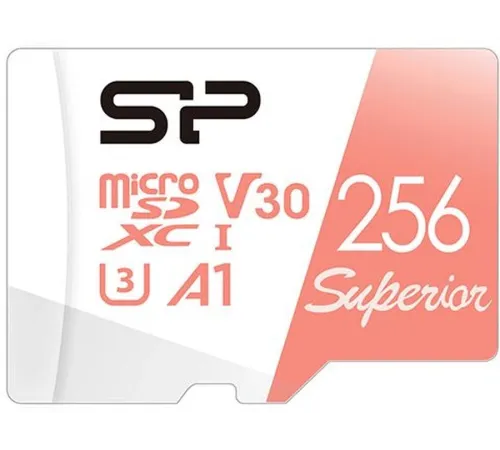 Флеш карта microSD 256GB Silicon Power Superior A1 microSDXC Class 10 UHS-I U3 100/80 Mb/s Флеш карта microSD 256GB Silicon Power Superior A1 microSDXC Class 10 UHS-I U3 100/80 Mb/s