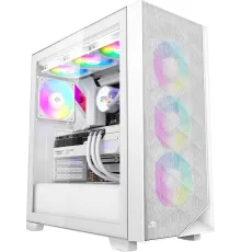 Корпус PcCooler C3D510 WH ARGB белый без БП ATX 3x120mm 2xUSB3.0 1xUSB3.1 audio bott PSU