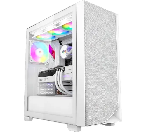 Корпус PcCooler C3D510 WH ARGB белый без БП ATX 3x120mm 2xUSB3.0 1xUSB3.1 audio bott PSU