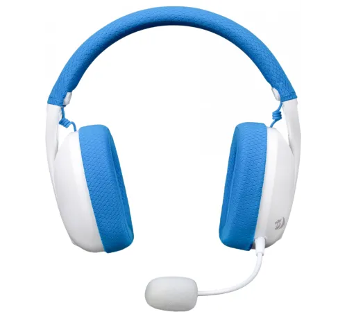 Беспроводная игровая гарнитура REDRAGON IRE PRO бело-синяя (USB, 2.4G, Bluetooth, 40 мм, 400 мАч)