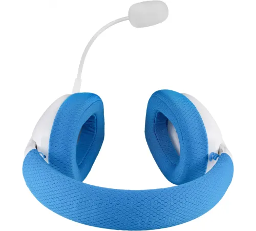 Беспроводная игровая гарнитура REDRAGON IRE PRO бело-синяя (USB, 2.4G, Bluetooth, 40 мм, 400 мАч)