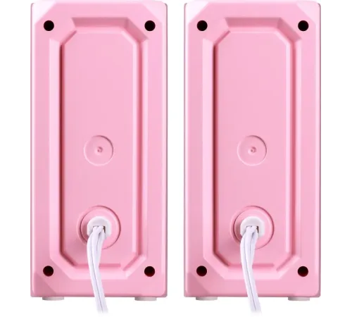 Акустическая система 2.0 REDRAGON 71776 Anvil, 5 Вт, RGB, USB+3.5мм розовый