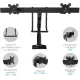 Кронштейн для мониторов Kromax OFFICE-20 черный 17"-35" макс.10кг настольный поворот и наклон