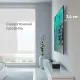 Кронштейн для телевизора Onkron SM6L черный 32"-90" макс.50кг настенный поворот и наклон