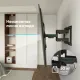Кронштейн для телевизора Onkron SM6L черный 32"-90" макс.50кг настенный поворот и наклон