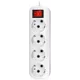 Сетевой удлинитель Defender L340 5м (4 розетки) белый (пакет ПЭ)