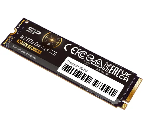 Накопитель SSD Silicon Power PCIe 4.0 x4 4TB SP04KGBP44US7505 US75 M.2 2280 Накопитель SSD Silicon Power PCIe 4.0 x4 4TB SP04KGBP44US7505 US75 M.2 2280