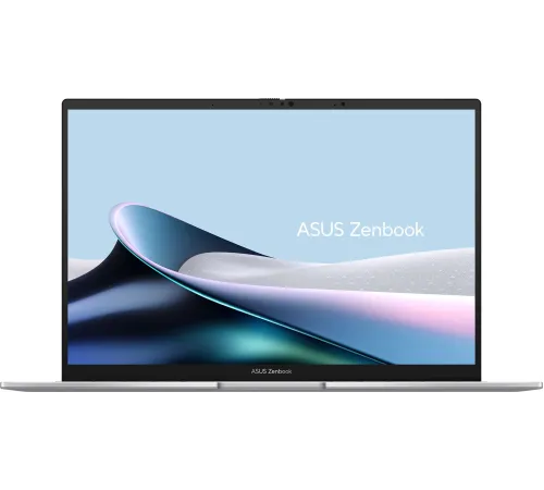 Ноутбук Asus Zenbook 14 OLED UX3405MA-QD988 Core Ultra 5 125H 16Gb SSD512Gb Intel Arc 14" OLED FHD+ (1920x1200) noOS silver WiFi BT Cam Bag (90NB11R2-M01SN0)