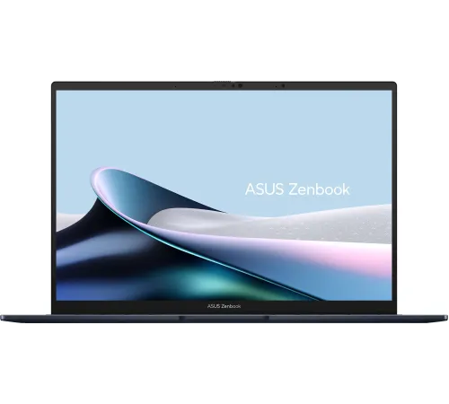Ноутбук Asus Zenbook 14 OLED UX3405MA-QD992 Core Ultra 9 185H 16Gb SSD512Gb Intel Arc 14" OLED FHD+ (1920x1200) noOS blue WiFi BT Cam Bag (90NB11R1-M01SU0)