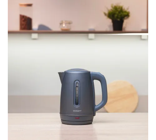Чайник электрический Scarlett SC-EK21S42 1.8л. 1800Вт графит корпус: пластик