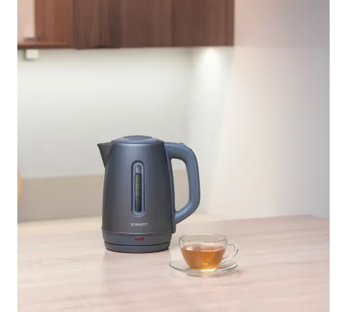 Чайник электрический Scarlett SC-EK21S42 1.8л. 1800Вт графит корпус: пластик