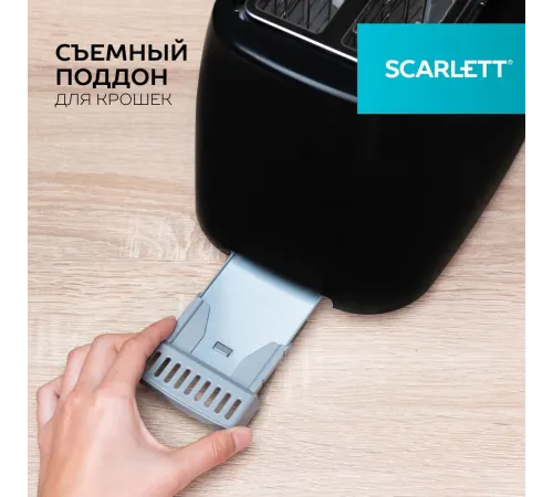 Тостер Scarlett SC-TM11068 800Вт черный