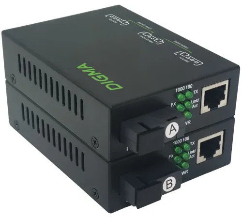 Медиаконвертер Digma DMC-1G53-20BL