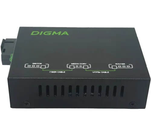 Медиаконвертер Digma DMC-1G53-20BL
