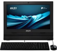 Моноблок MSI Pro AP162T ADL-013RU 15.6" Full HD Touch N100 (0.8) 4Gb SSD128Gb UHDG CR Windows 11 Professional 2xGbitEth WiFi BT 65W клавиатура мышь Cam черный 1920x1080