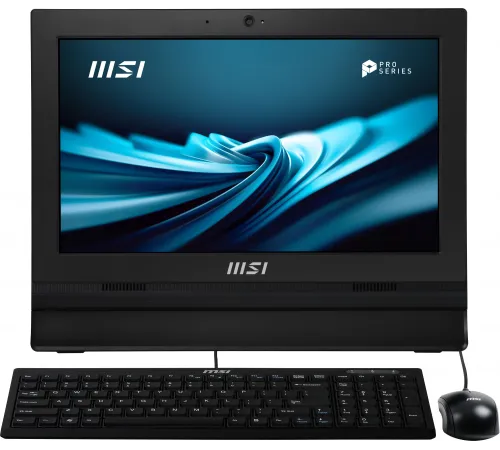 Моноблок MSI Pro AP162T ADL-013RU 15.6" Full HD Touch N100 (0.8) 4Gb SSD128Gb UHDG CR Windows 11 Professional 2xGbitEth WiFi BT 65W клавиатура мышь Cam черный 1920x1080