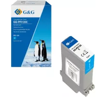 Картридж струйный G&G, аналог Canon 2886C001 голубой 130ml с чипом