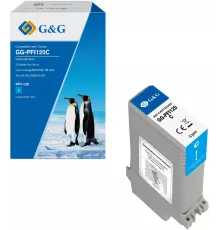 Картридж струйный G&G, аналог Canon 2886C001 голубой 130ml с чипом