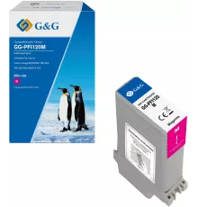 Картридж струйный G&G, аналог Canon 2887C001 пурпурный 130ml с чипом