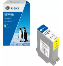 Картридж струйный G&G, аналог Canon 6708B001 желтый 130ml с чипом