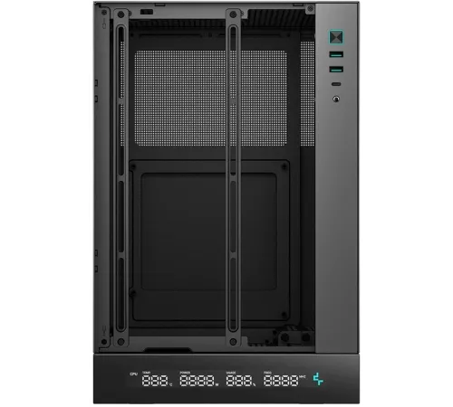Корпус Deepcool CH170 DIGITAL черный без БП mATX 1x120mm 1xUSB2.0 1xUSB3.0 audio bott PSU