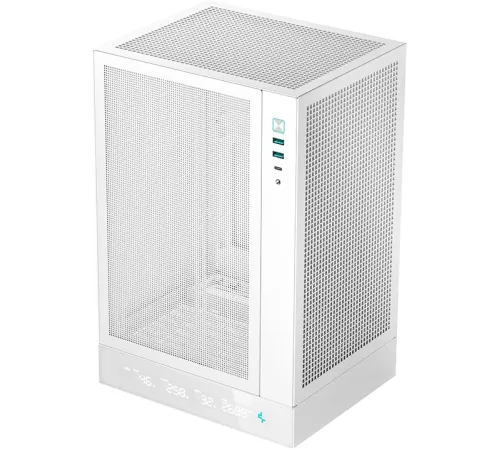 Корпус Deepcool CH170 DIGITAL белый без БП mATX 1x120mm 1xUSB2.0 1xUSB3.0 audio bott PSU