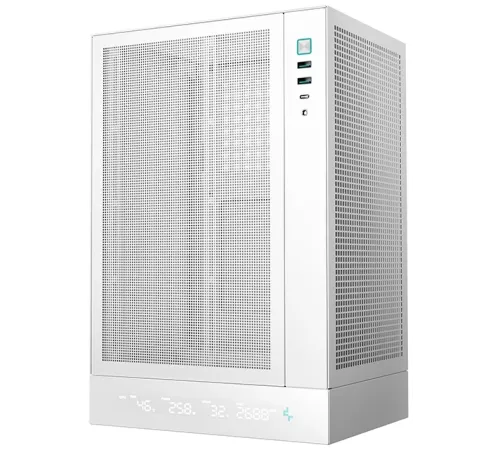 Корпус Deepcool CH170 DIGITAL белый без БП mATX 1x120mm 1xUSB2.0 1xUSB3.0 audio bott PSU