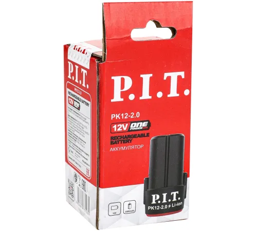 Батарея аккумуляторная P.I.T. OnePower PK12-2.0 12В 2.0Ач (PK12-2.0)