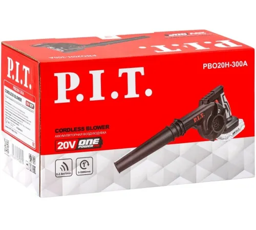 Воздуходувка P.I.T. PBO20H-300A SOLO черный