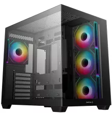Корпус Deepcool CG530 4F черный без БП ATX 2x120mm 2x140mm 2xUSB2.0 1xUSB3.0 audio bott PSU