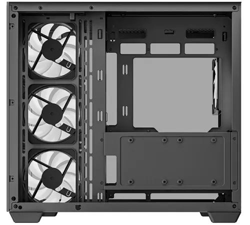 Корпус Deepcool CG530 4F черный без БП ATX 2x120mm 2x140mm 2xUSB2.0 1xUSB3.0 audio bott PSU