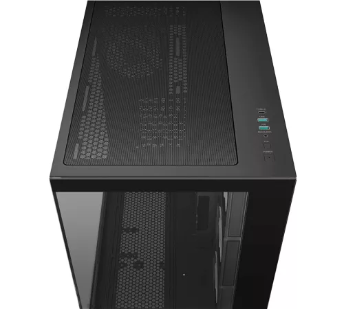 Корпус Deepcool CG530 4F черный без БП ATX 2x120mm 2x140mm 2xUSB2.0 1xUSB3.0 audio bott PSU