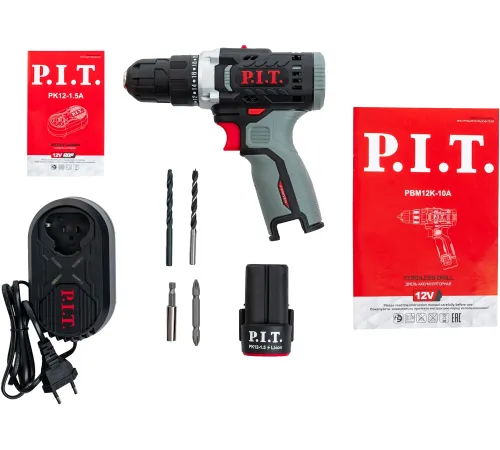 Дрель P.I.T. PBM12K-10A/1 X-DRIVER патрон:быстрозажимной реверс (PBM12K-10A/1)