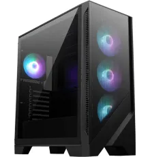 Корпус MSI MAG FORGE 321R AIRFLOW черный без БП ATX 4x120mm 2xUSB3.0 1xUSB3.1 audio bott PSU