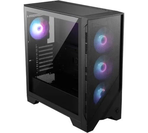 Корпус MSI MAG FORGE 321R AIRFLOW черный без БП ATX 4x120mm 2xUSB3.0 1xUSB3.1 audio bott PSU