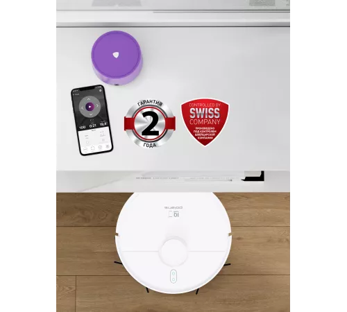 Пылесос-робот Polaris PVCR 4500 WIFI IQ Home 40Вт белый