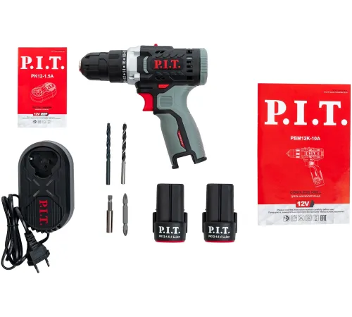 Дрель P.I.T. PBM12K-10A/2 X-DRIVER патрон:быстрозажимной реверс (PBM12K-10A/2) Дрель P.I.T. PBM12K-10A/2 X-DRIVER патрон:быстрозажимной реверс (PBM12K-10A/2)