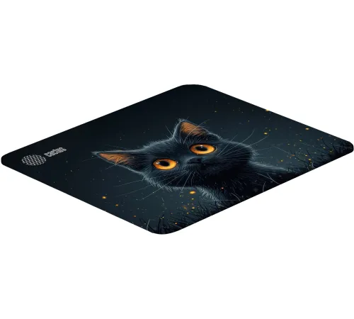 Коврик для мыши Cactus Black Cat 250x200x3мм (CS-MPC-D09S) Коврик для мыши Cactus Black Cat 250x200x3мм (CS-MPC-D09S)