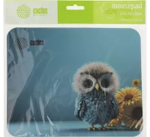 Коврик для мыши Cactus Owl blue 220x180x2мм (CS-MPC-P07XS)