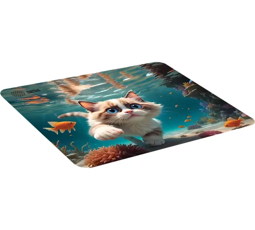 Коврик для мыши Cactus Fish Cat 300x250x3мм (CS-MPC-D15M) Коврик для мыши Cactus Fish Cat 300x250x3мм (CS-MPC-D15M)