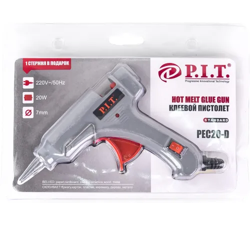 Клеевой пистолет P.I.T. PEC20-D 20Вт