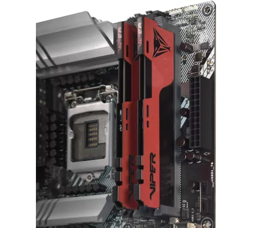 Память DDR4 2x32GB 4000MHz Patriot PVE2464G400C0K Viper Elite II RTL PC4-32000 CL20 DIMM 288-pin 1.4В kit с радиатором Ret