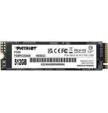 Накопитель SSD Patriot PCIe 3.0 x4 512GB P320P512GM28 P320 M.2 2280